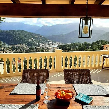 Casa Sol With Private Terrace, Garden, Pool, Beautiful View Apartment Port De Soller Bagian luar foto